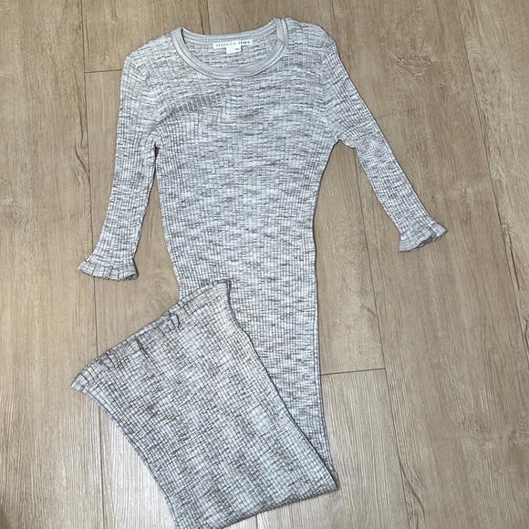 VERONICA BEARD Richie Rib Three Quarter Sleeve Dress, SIZE LARGE NEW. 0554 - Picture 4 of 7